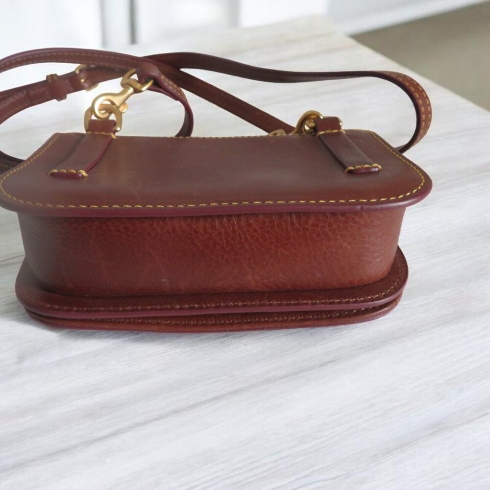 Dooney & Bourke Florentine Kitty Crossbody, Chestnut, EUC - Picture 8 of 11